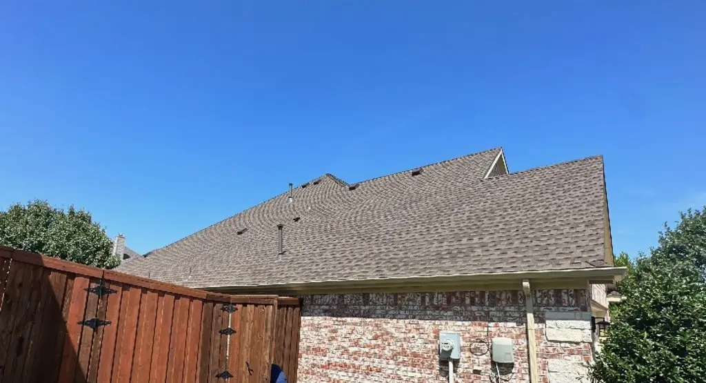 Completed roof replacement project in Vicksburg